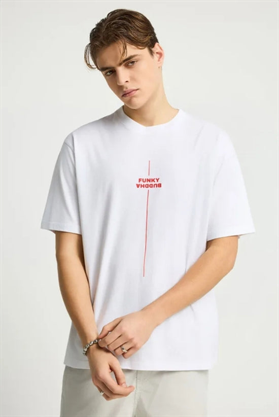 T-Shirt Km With Print - Funky Buddha