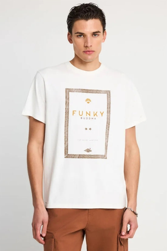 T-Shirt Km With Print - Funky Buddha