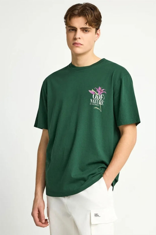 T-Shirt Km With Print - Funky Buddha