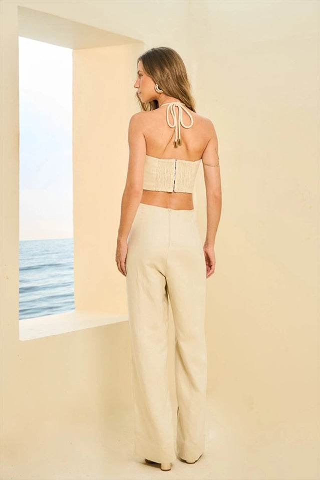 Jumpsuit Linen - Open