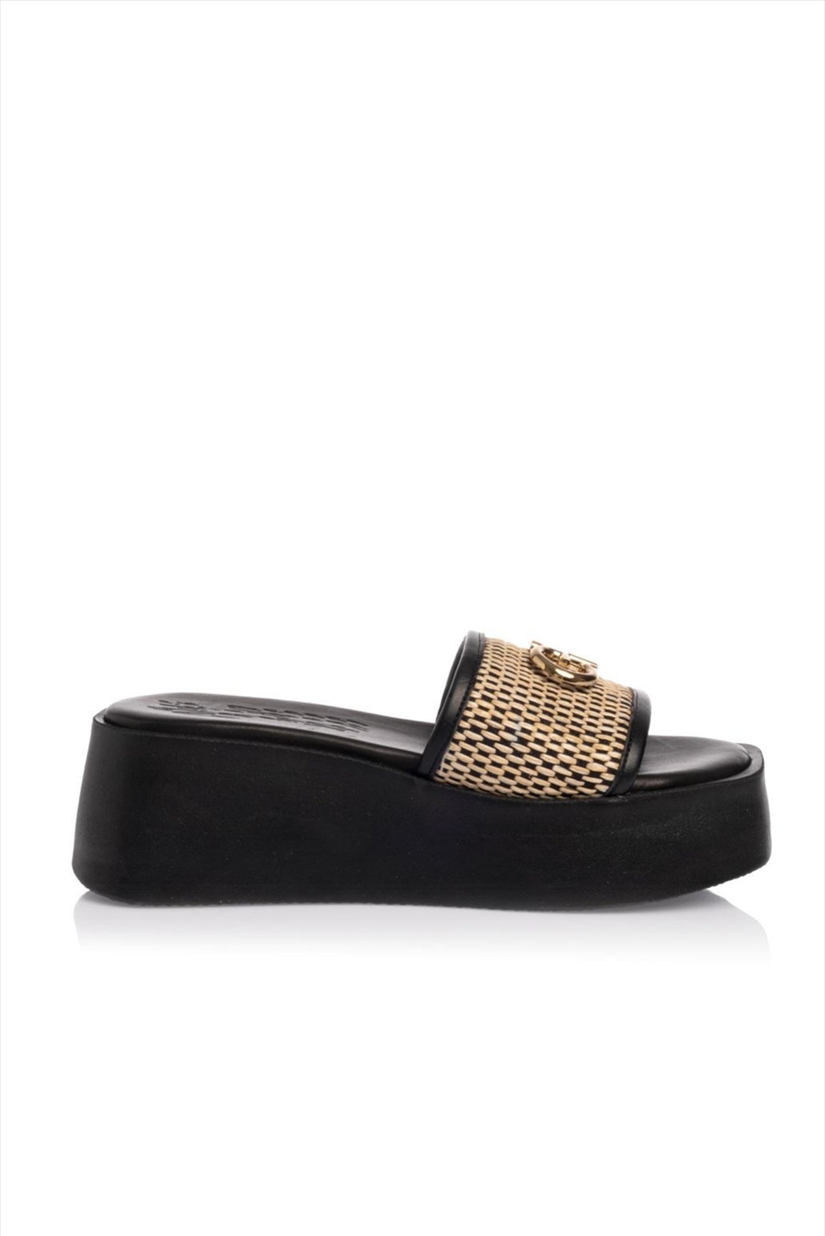 BEIGE-BLACK / 36