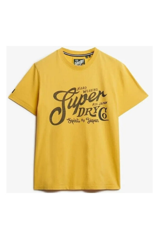Worked Relaxed Tee - Superdry