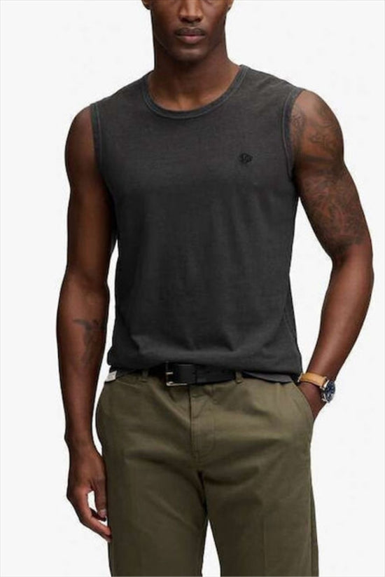 Classic Cotton Linen Tank Tee - Superdry