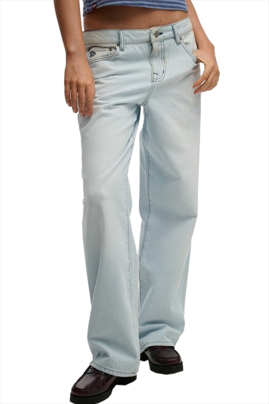Mid Rise Wide Leg Jean - Superdry