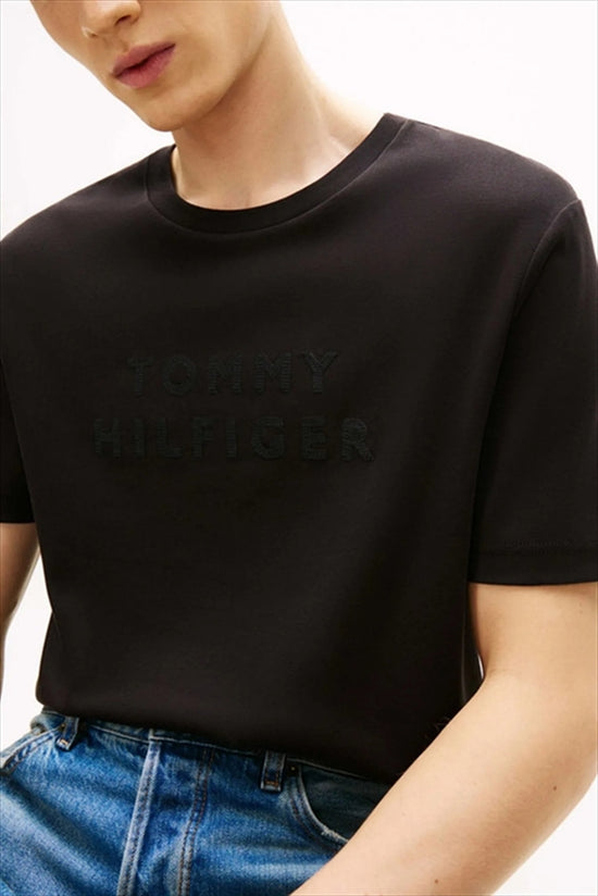 Mix Media Interlock Tee - Tommy Hilfiger
