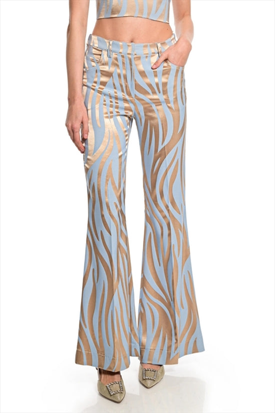 Brocade Trouser With Pocket - We Coss
