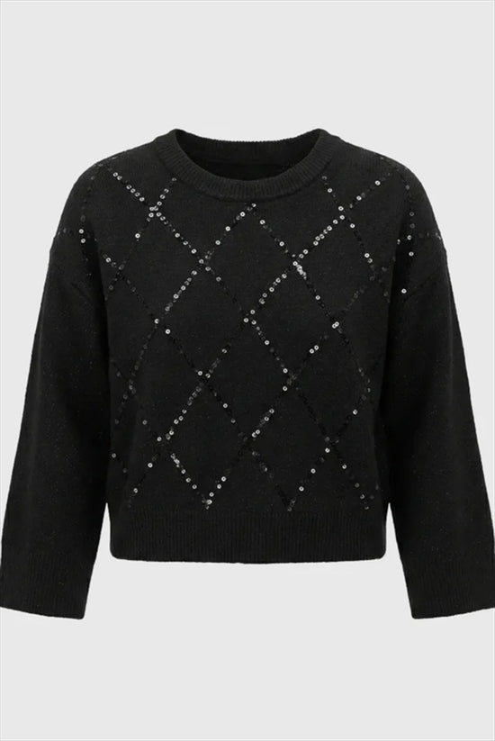 Knitted Top Crew Neck - Funky Buddha
