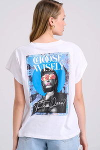 T-SHIRT KM WITH PRINT