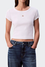 Load image into Gallery viewer, WOVEN LABEL RIB BABY TEE