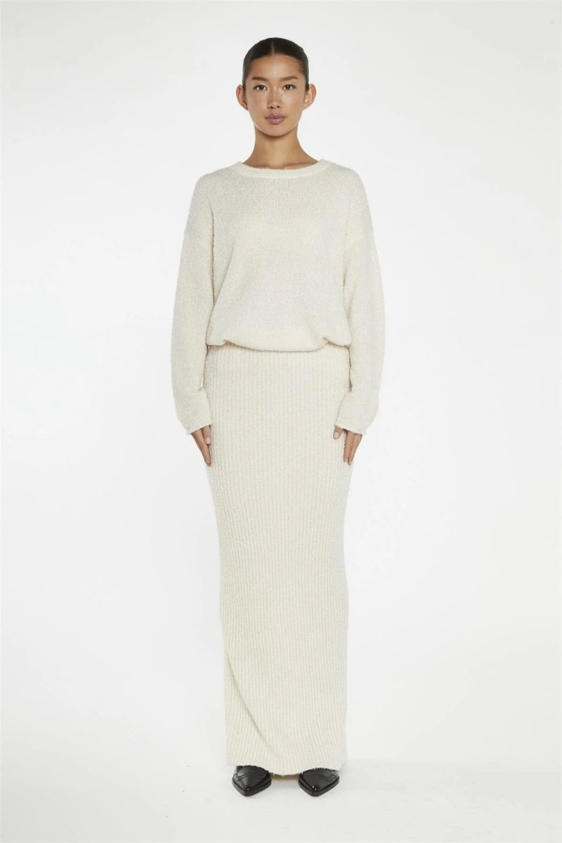 KNITTED SKIRT CK7631