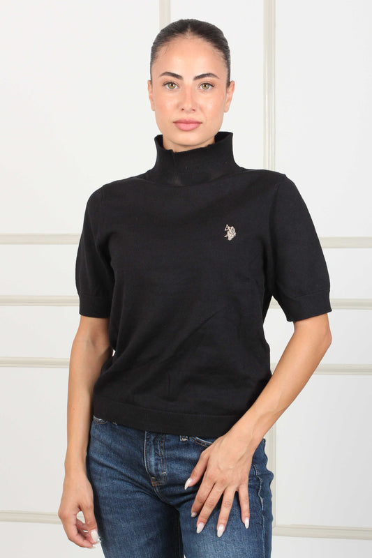 KNITTED TOP HIGH NECK