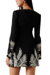 ANGELE PLACED MINI DRESS