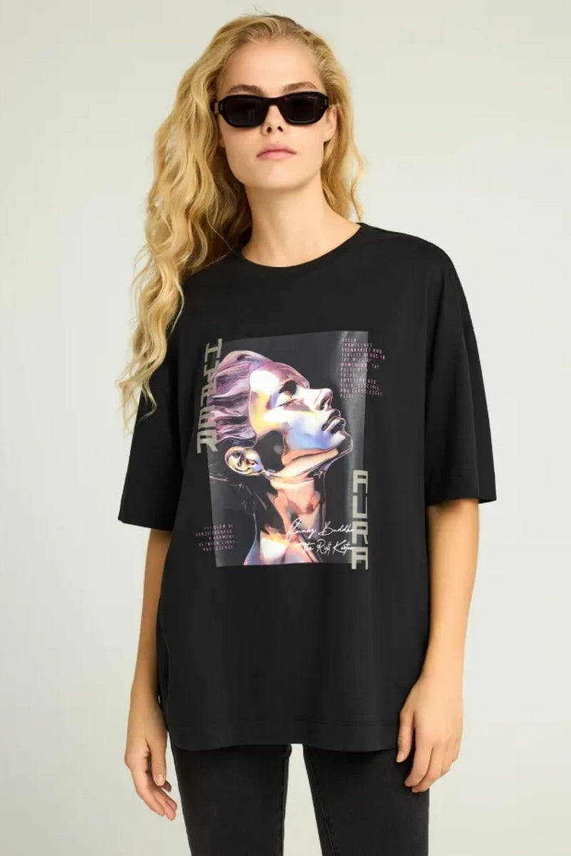 T-SHIRT KM WITH PRINT