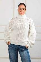 Load image into Gallery viewer, KNITTED TOP TURTLENECK