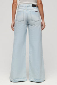 OVIN RAW HEM WIDE LEG JEANS