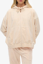 Load image into Gallery viewer, VELOUR ZIP HOODIE