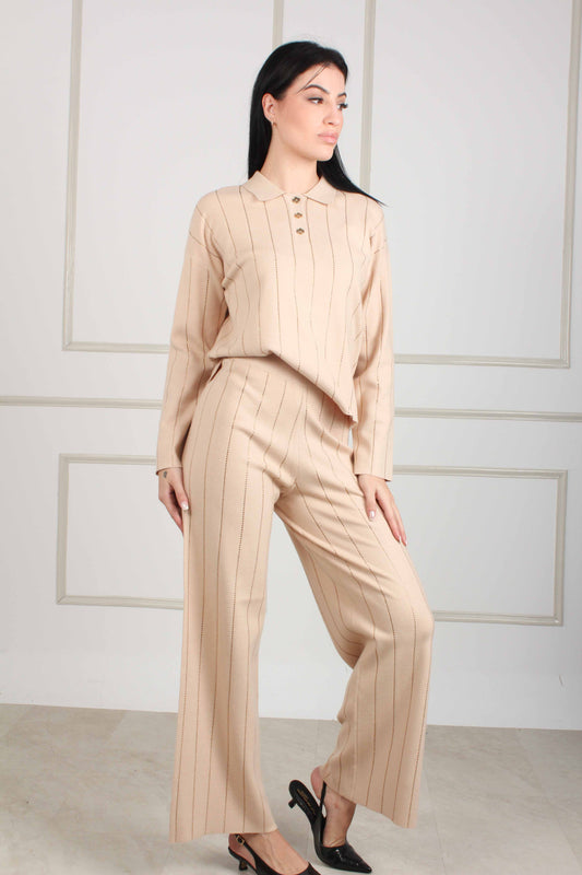 KNITTED PANTS PALAZZO