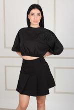 Load image into Gallery viewer, POPLIN BLOUSE WITH MOTIF