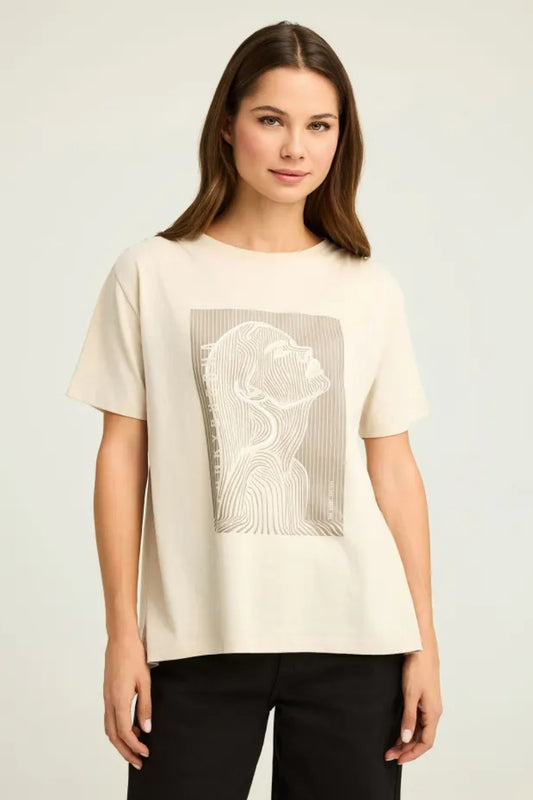 T-SHIRT KM WITH PRINT