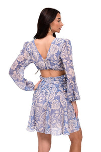 DRESS WITH SLITSIN THE WAIST