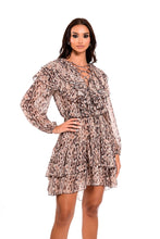 Load image into Gallery viewer, DRESS SNAKE PRINT