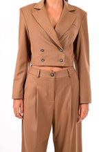 Load image into Gallery viewer, CROP STRIPED JACKET