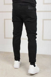 DENIM TROUSERS BLACK APPIO 60