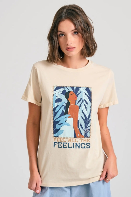 T-SHIRT KM WITH PRINT