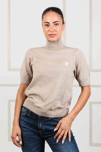 KNITTED TOP HIGH NECK