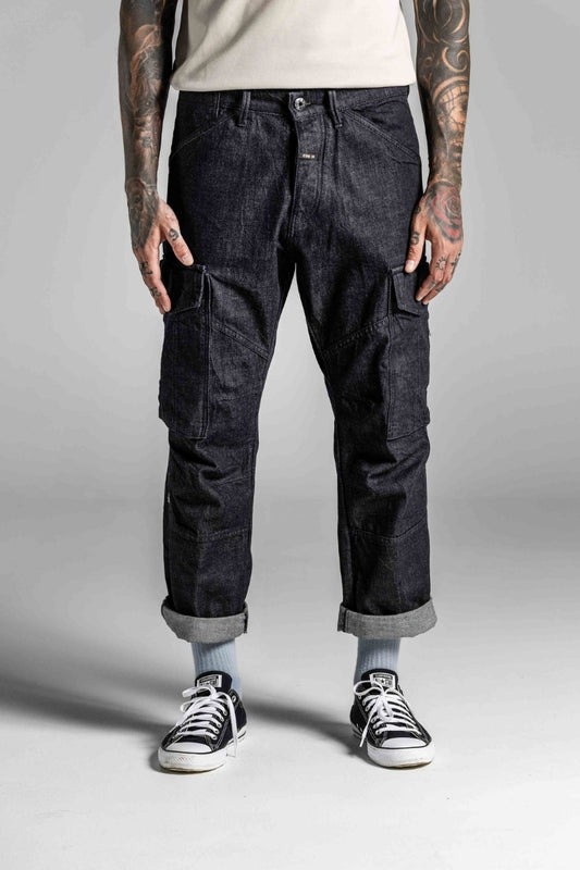 DENIM TROUSERS CARGO GRILLO 20