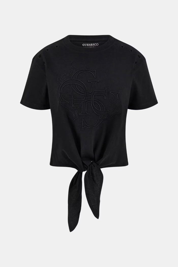 EYELET TONE TEE