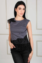 Load image into Gallery viewer, MAXI BLOUSE WITH LACE