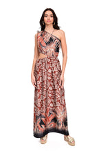 Load image into Gallery viewer, ONE SHOULDER DRESS PRINT