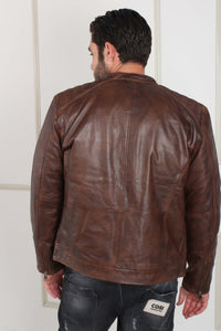 CHARLES SHEEP NAPPA LEATHER JACKET