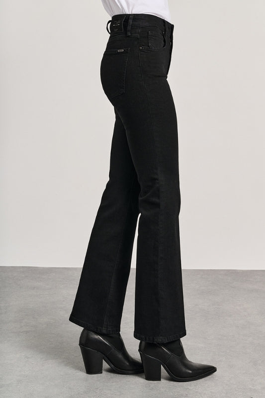 BEATRICE DENIM TROUSERS BLACK