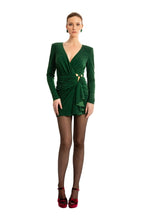 Load image into Gallery viewer, MINI LUREX DRESS OPEN FRONT