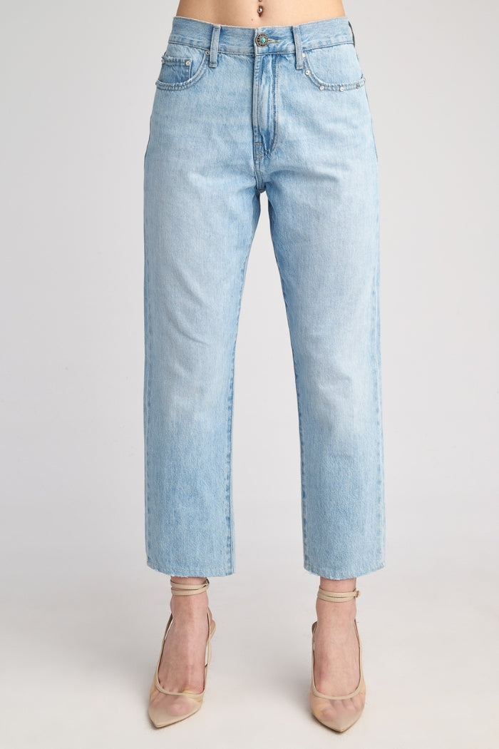 ASHLEY REGULAR DENIM TROUSERS