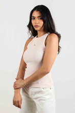 Load image into Gallery viewer, WOVEN LABEL RIB TANK TOP