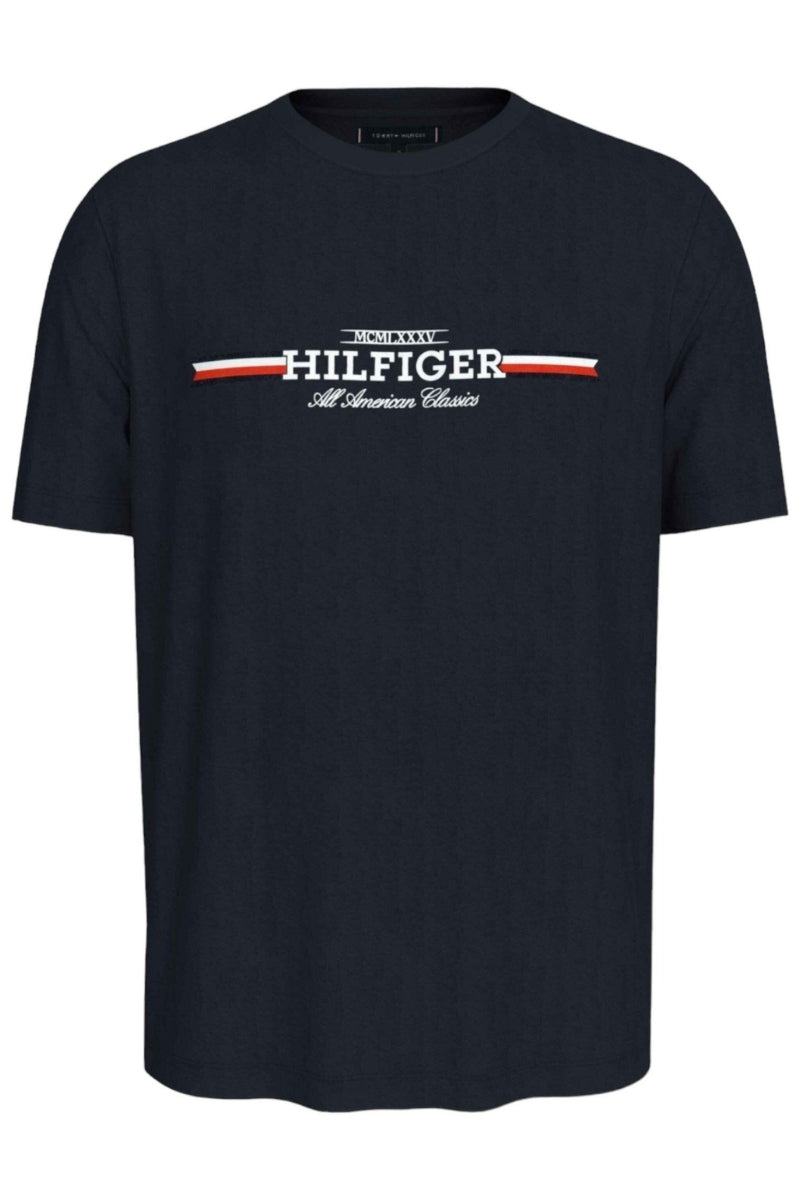 HILFIGER CHEST STRIPE TEE