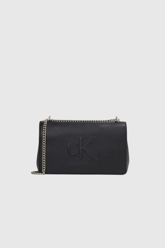SCULPTED FLAP SHOULDER BAG