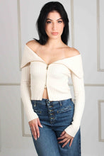 Load image into Gallery viewer, KNITTED TOP ZIP KATHRYN
