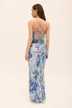 Load image into Gallery viewer, DRESS LONG PRINTED WITH RUFFLES