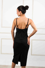 Load image into Gallery viewer, BLOUSE WITH SATIN STRASS