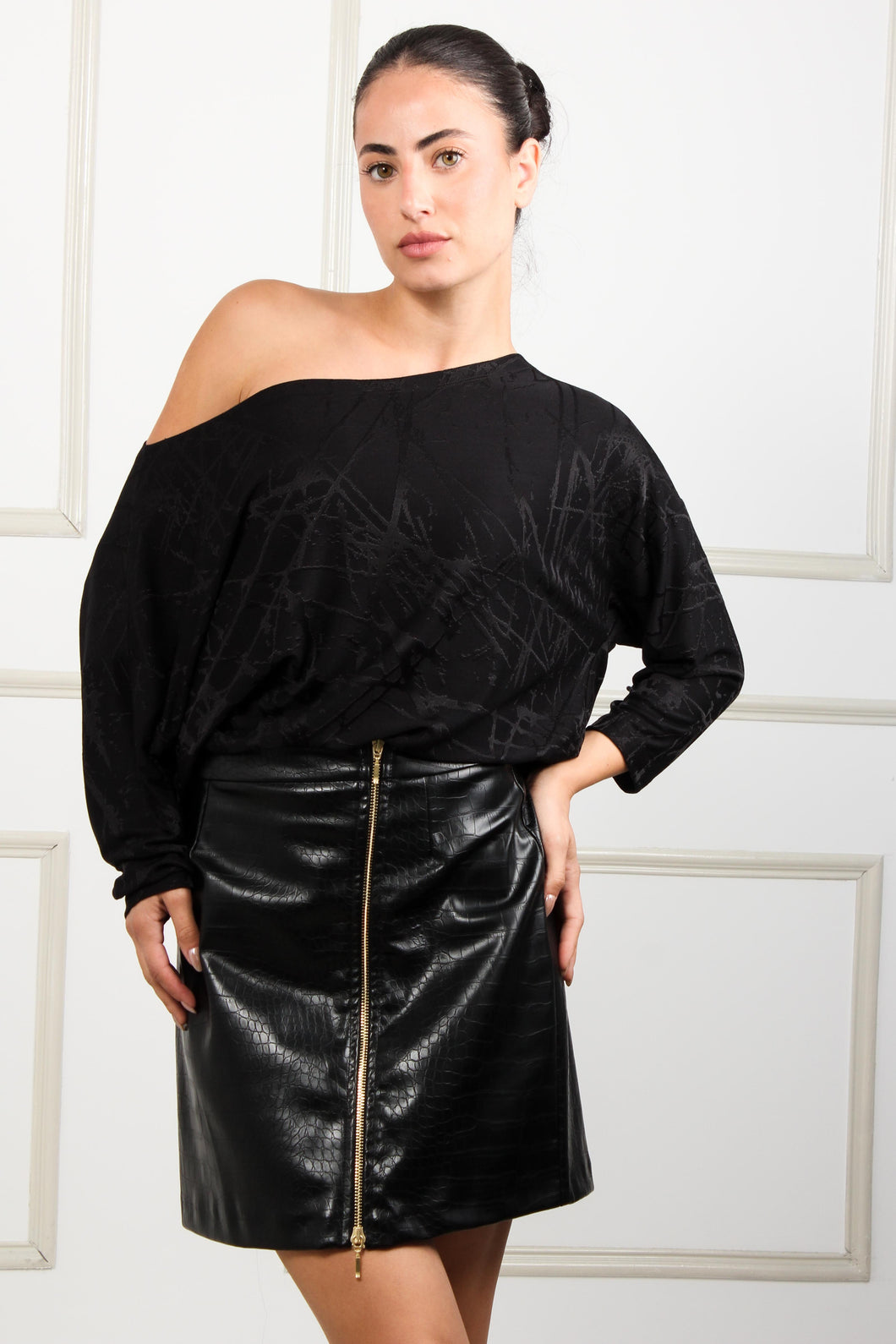 LONG SLEEVE KNITTED TOP  ZAKAR