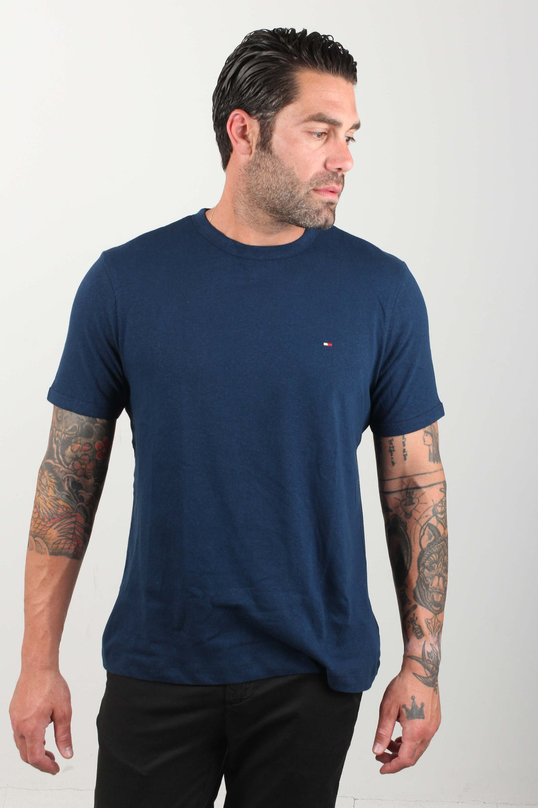COTTON LINEN TEE