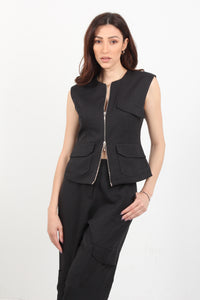 ZIP SAFARI VEST