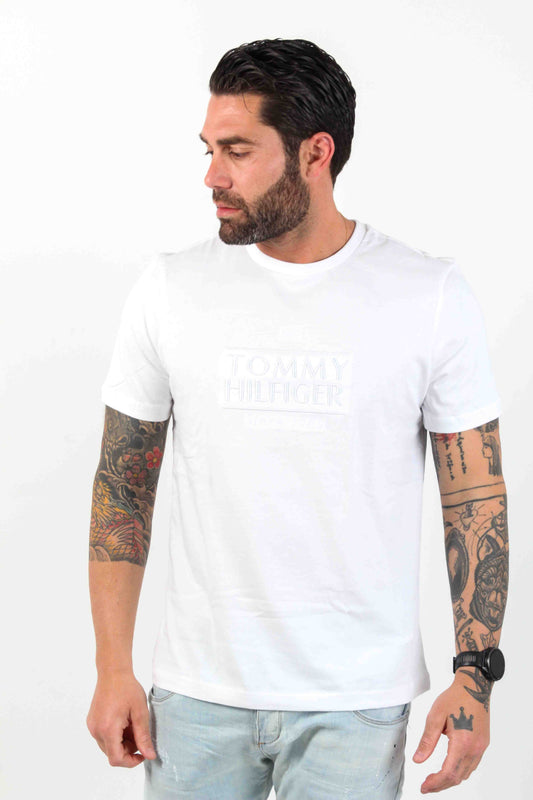 HILFIGER EMBROIDERY LOGO TEE
