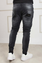 Load image into Gallery viewer, DENIM TROUSERS BLACK MAGGIO 1
