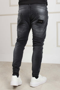 DENIM TROUSERS BLACK MAGGIO 1