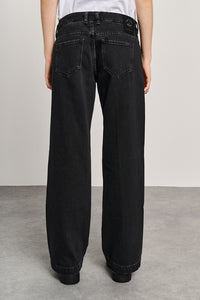 SERENA DENIM TROUSERS BLACK